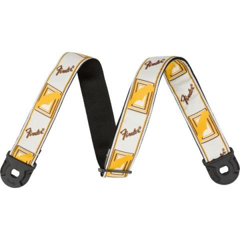 Quick Grip Locking End Strap, White, Yellow and Brown, 2"サムネイル