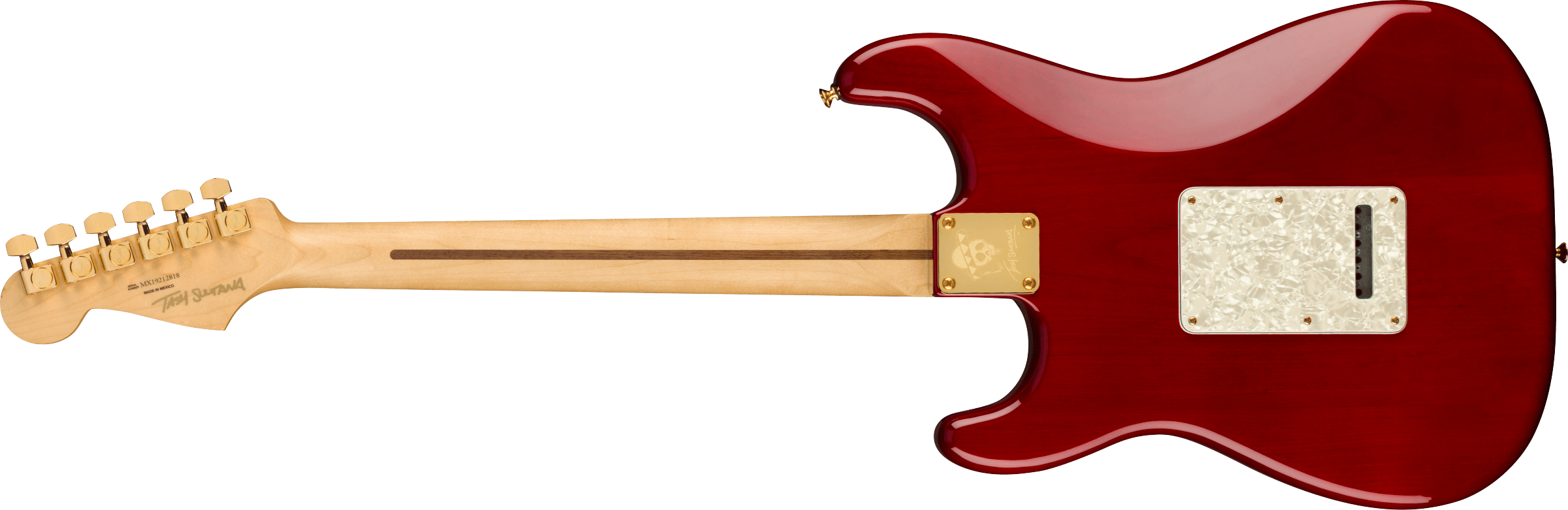 Tash Sultana Stratocaster®, Maple Fingerboard, Transparent Cherry追加画像 Tash Sultana Stratocaster®, Maple Fingerboard, Transparent Cherry追加画像
