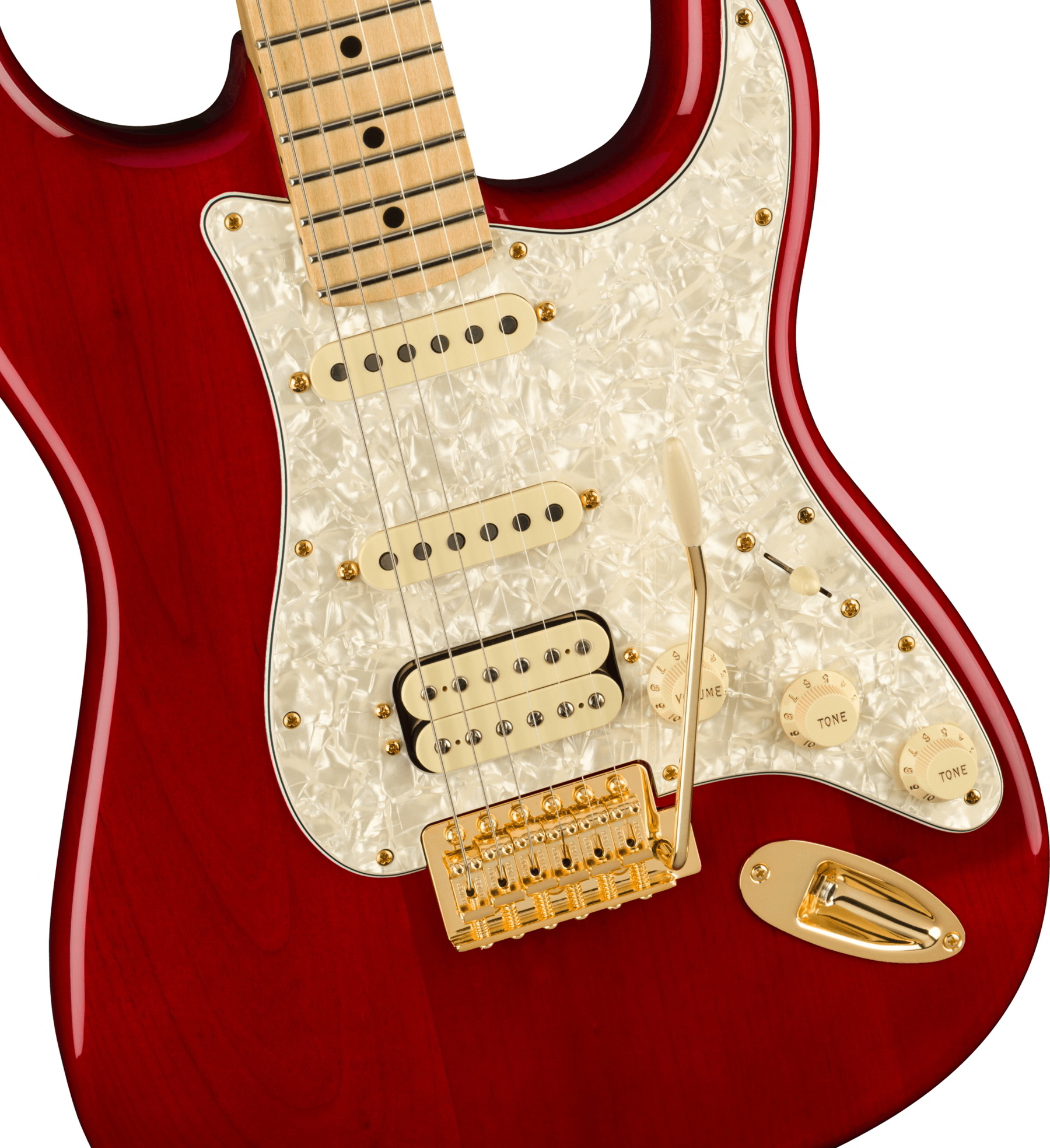 Tash Sultana Stratocaster®, Maple Fingerboard, Transparent Cherry追加画像 Tash Sultana Stratocaster®, Maple Fingerboard, Transparent Cherry追加画像