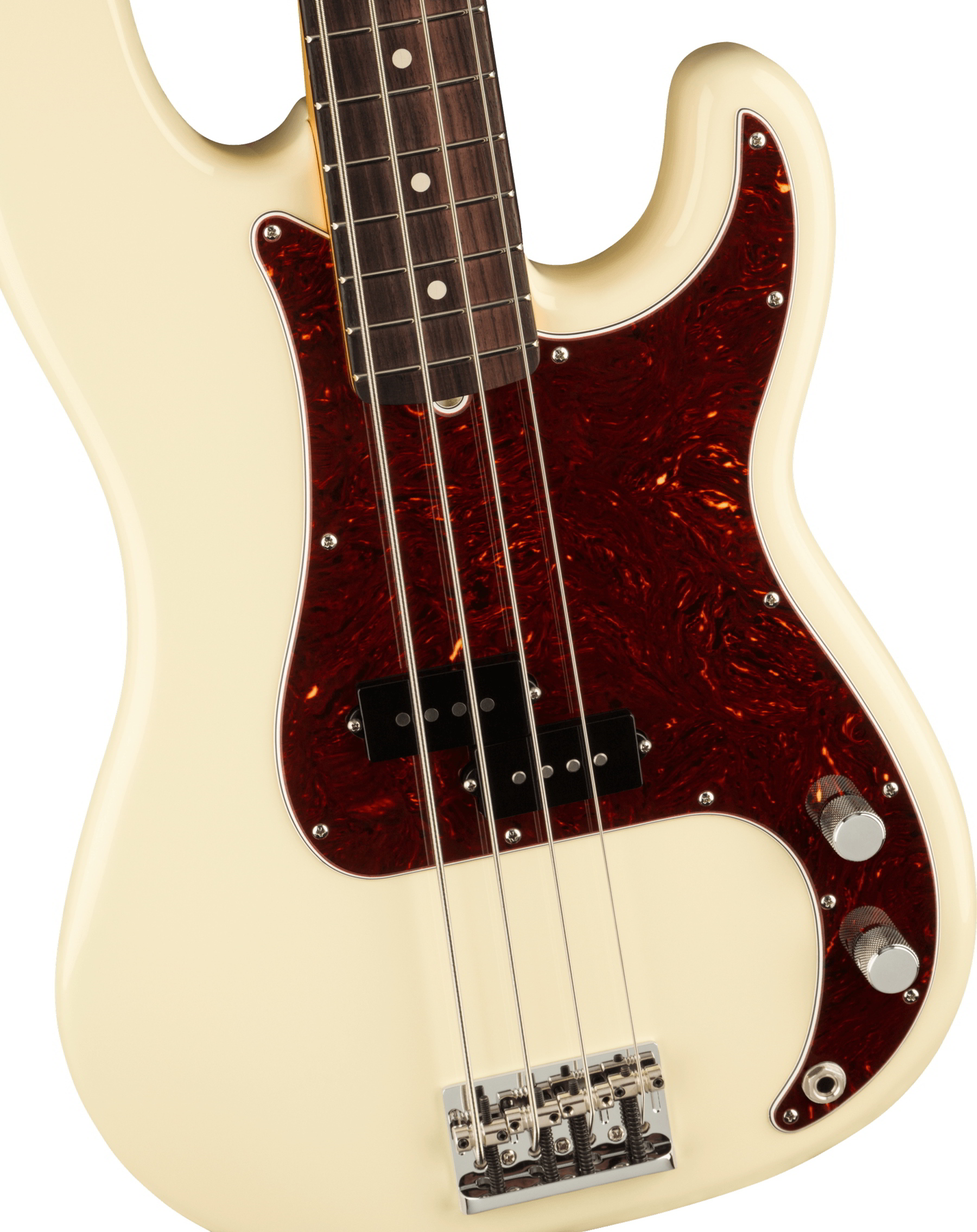 American Professional II Precision Bass Rosewood Fingerboard, Olympic White追加画像