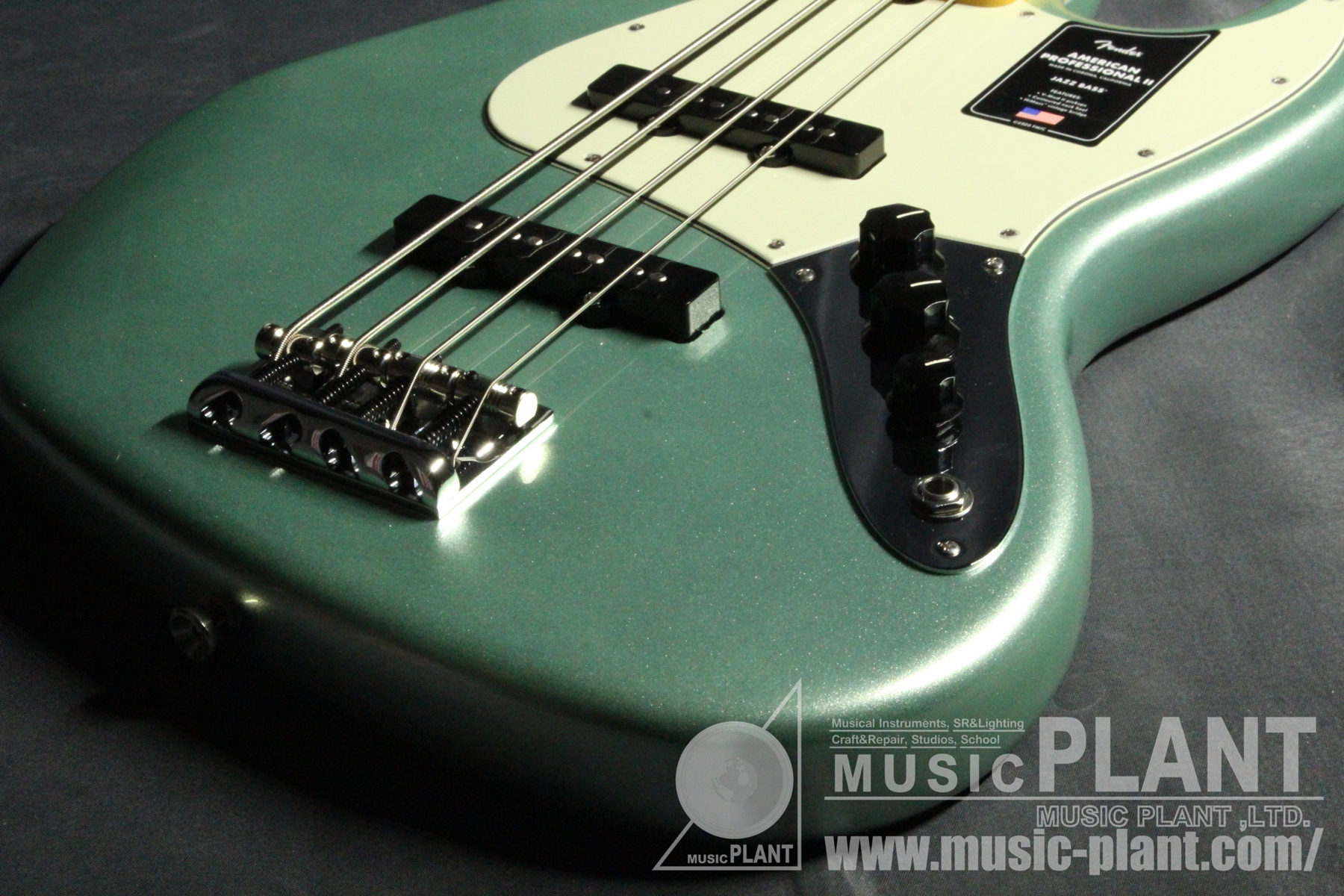 American Professional II Jazz Bass Maple Fingerboard, Mystic Surf Green追加画像 American Professional II Jazz Bass Maple Fingerboard, Mystic Surf Green追加画像