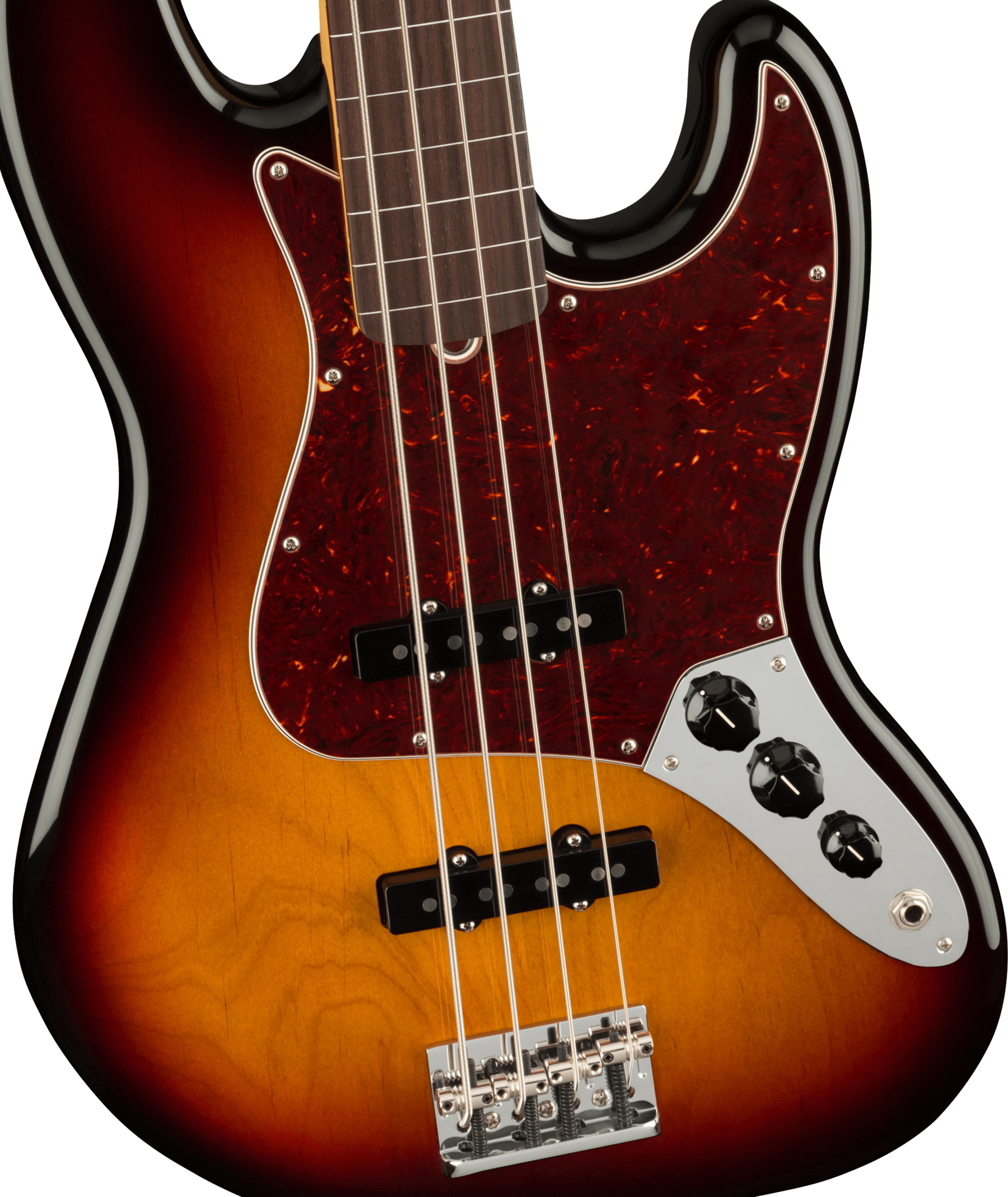 American Professional II Jazz Bass Fretless, Rosewood Fingerboard, 3-Color Sunburst追加画像 American Professional II Jazz Bass Fretless, Rosewood Fingerboard, 3-Color Sunburst追加画像