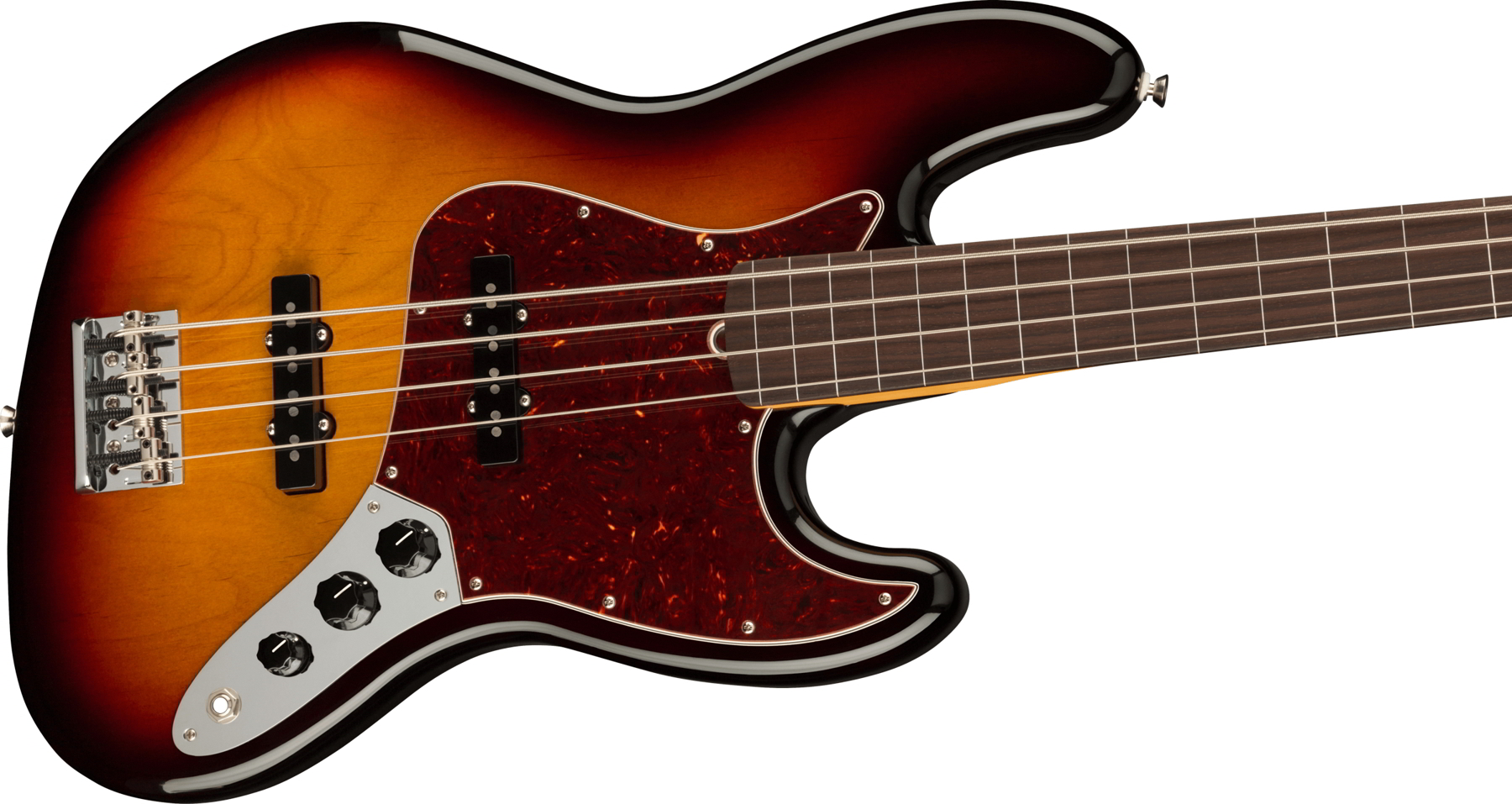 American Professional II Jazz Bass Fretless, Rosewood Fingerboard, 3-Color Sunburst追加画像 American Professional II Jazz Bass Fretless, Rosewood Fingerboard, 3-Color Sunburst追加画像