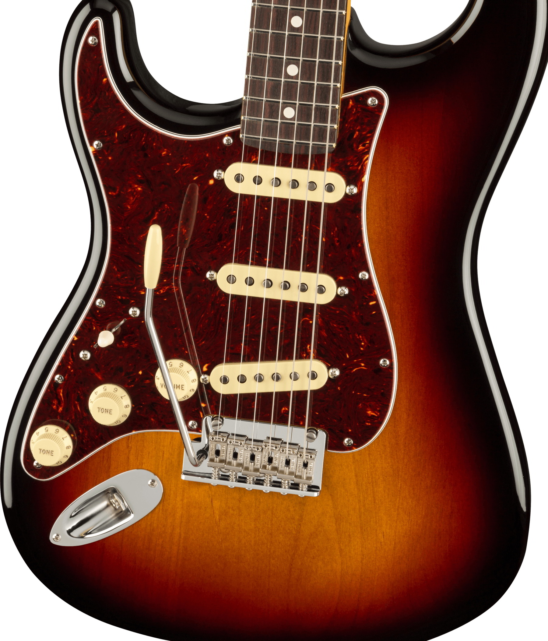 American Professional II Stratocaster Left-Hand, Rosewood Fingerboard, 3-Color Sunburst追加画像 American Professional II Stratocaster Left-Hand, Rosewood Fingerboard, 3-Color Sunburst追加画像