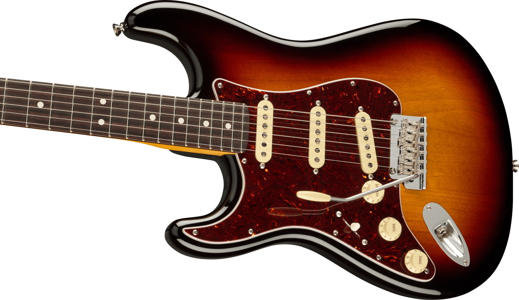 American Professional II Stratocaster Left-Hand, Rosewood Fingerboard, 3-Color Sunburst追加画像 American Professional II Stratocaster Left-Hand, Rosewood Fingerboard, 3-Color Sunburst追加画像
