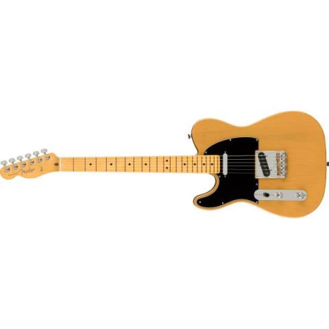 Fender-テレキャスターAmerican Professional II Telecaster Left-Hand, Maple Fingerboard, Butterscotch Blonde