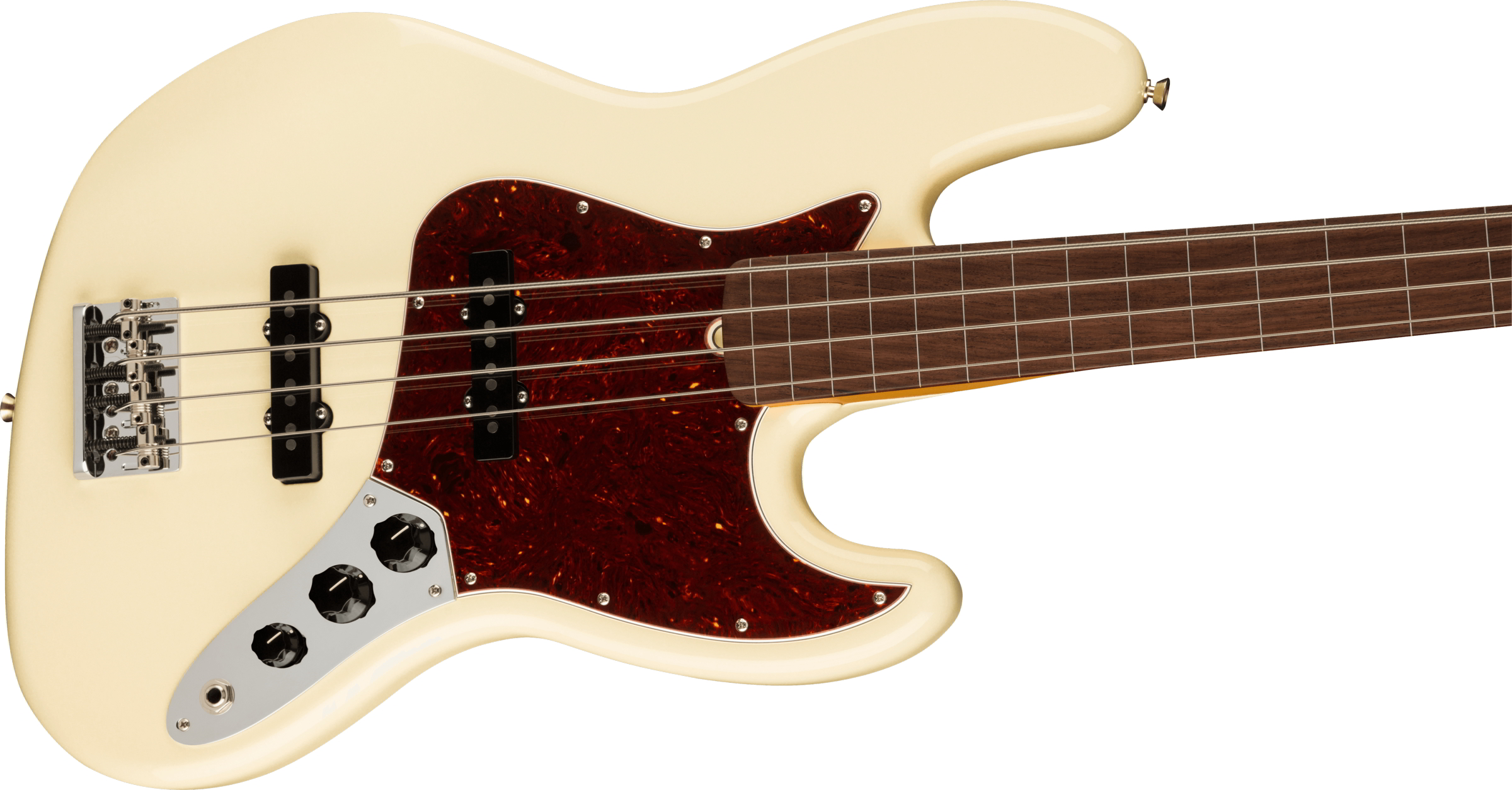 American Professional II Jazz Bass Fretless, Rosewood Fingerboard, Olympic White追加画像 American Professional II Jazz Bass Fretless, Rosewood Fingerboard, Olympic White追加画像