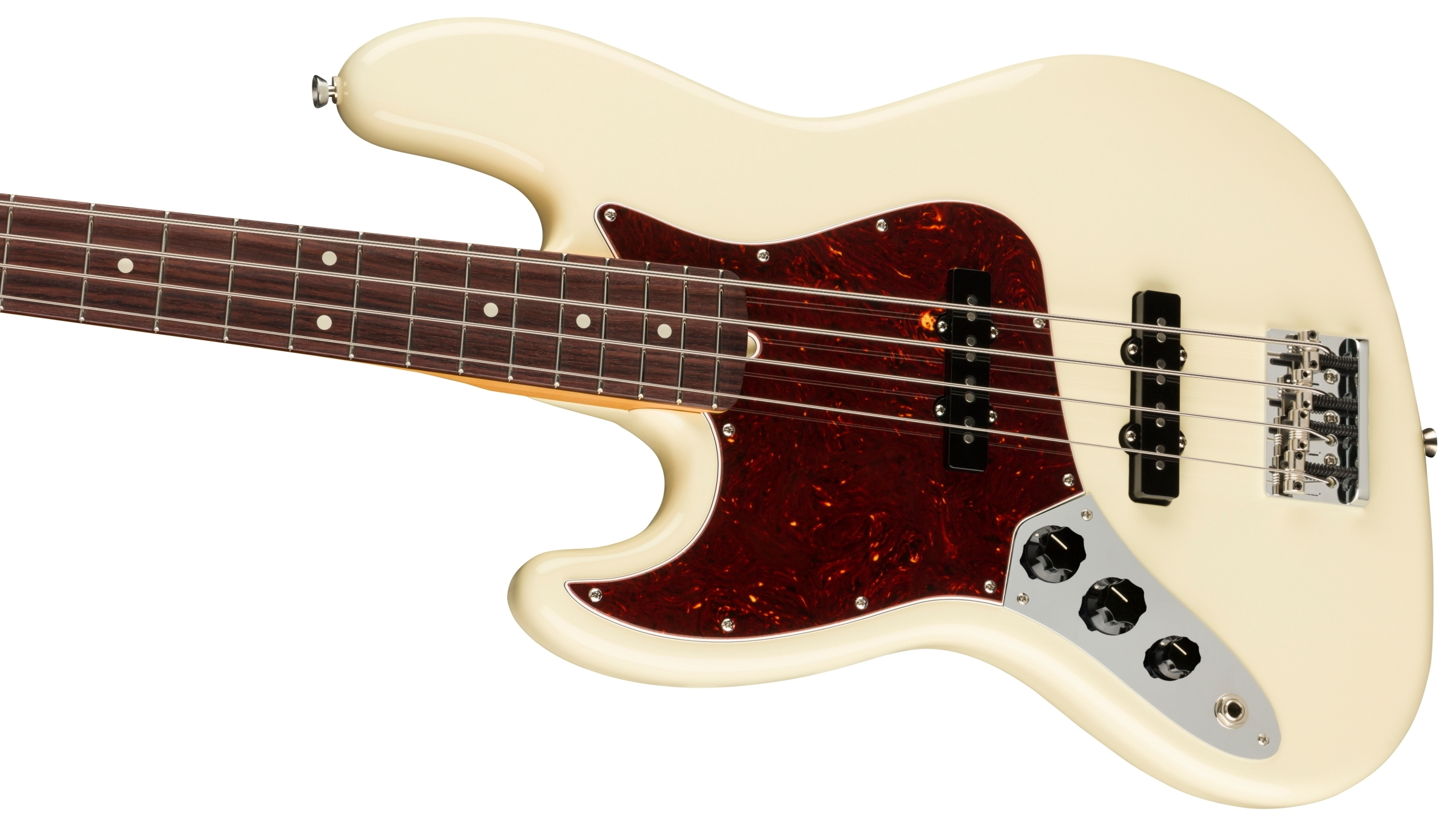 American Professional II Jazz Bass Left-Hand, Rosewood Fingerboard, Olympic White追加画像 American Professional II Jazz Bass Left-Hand, Rosewood Fingerboard, Olympic White追加画像