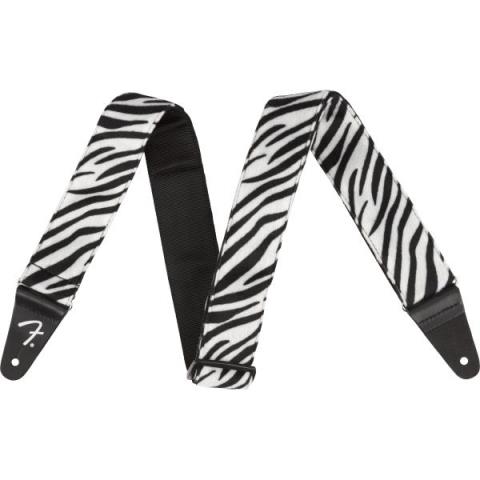 Wild Zebra Print Strap, 2"サムネイル