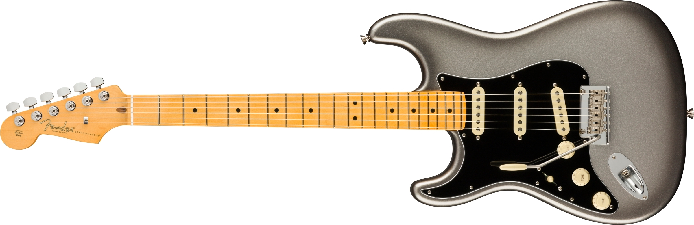 PLANT　MUSIC　II　Mercury新品在庫状況をご確認ください　Stratocaster;　Fingerboard,　American　IIシリーズ　Maple　Left-Hand,　Professional　ストラトキャスターAmerican　Professional　Fender　WEBSHOP