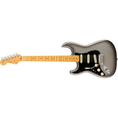 Fender-ストラトキャスターAmerican Professional II Stratocaster; Left-Hand, Maple Fingerboard, Mercury
