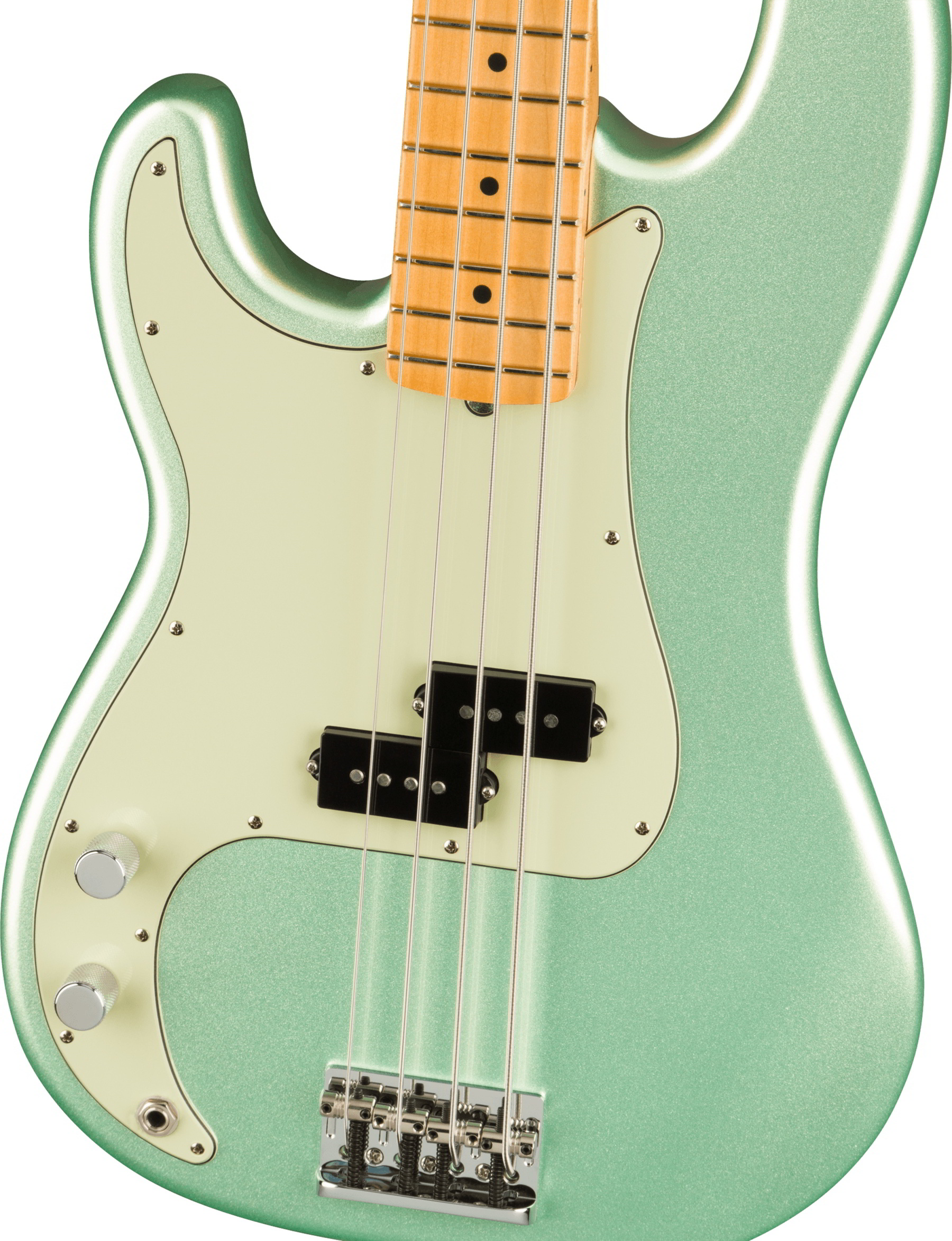 American Professional II Precision Bass Left-Hand, Maple Fingerboard, Mystic Surf Green追加画像 American Professional II Precision Bass Left-Hand, Maple Fingerboard, Mystic Surf Green追加画像