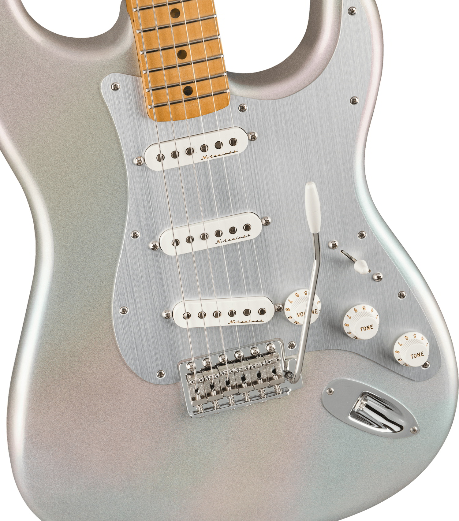 H.E.R. Stratocaster, Maple Fingerboard, Chrome Glow追加画像