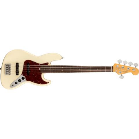 Fender-ジャズベースAmerican Professional II Jazz Bass V, Rosewood Fingerboard, Olympic White