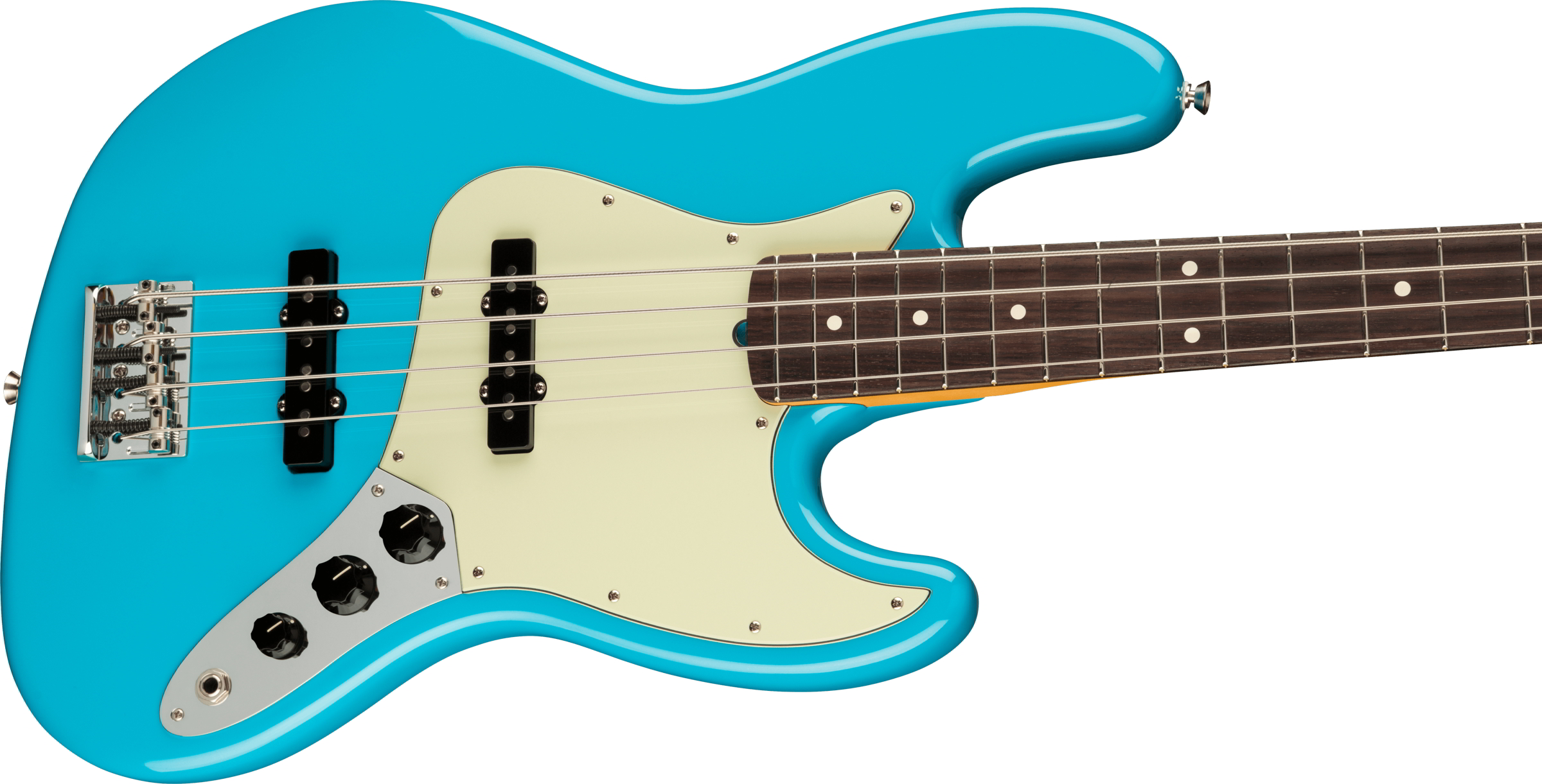 American Professional II Jazz Bass Rosewood Fingerboard, Miami Blue追加画像 American Professional II Jazz Bass Rosewood Fingerboard, Miami Blue追加画像