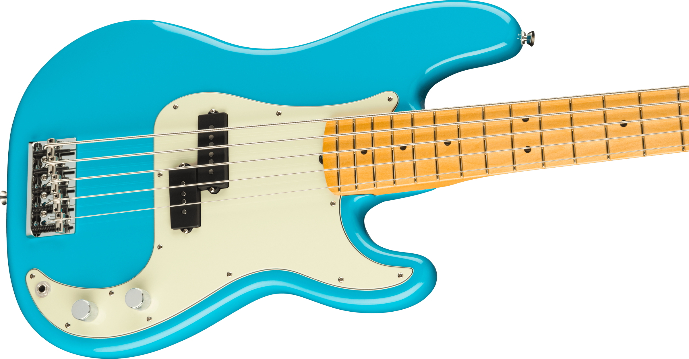 American Professional II Precision Bass V, Maple Fingerboard, Miami Blue追加画像 American Professional II Precision Bass V, Maple Fingerboard, Miami Blue追加画像