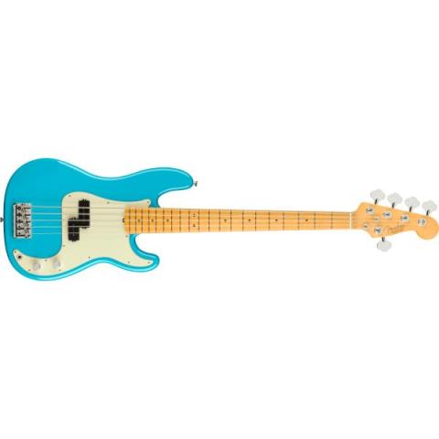 Fender-プレシジョンベースAmerican Professional II Precision Bass V, Maple Fingerboard, Miami Blue