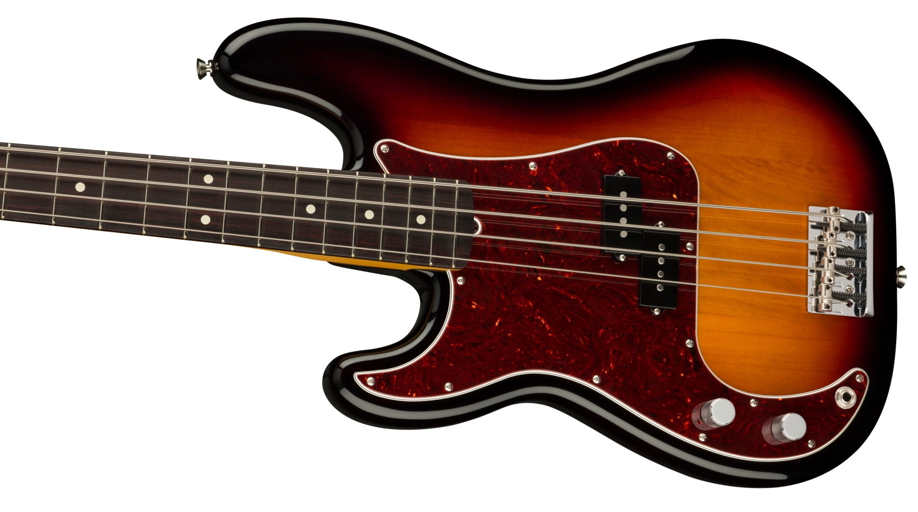 American Professional II Precision Bass Left-Hand, Rosewood Fingerboard, 3-Color Sunburst追加画像