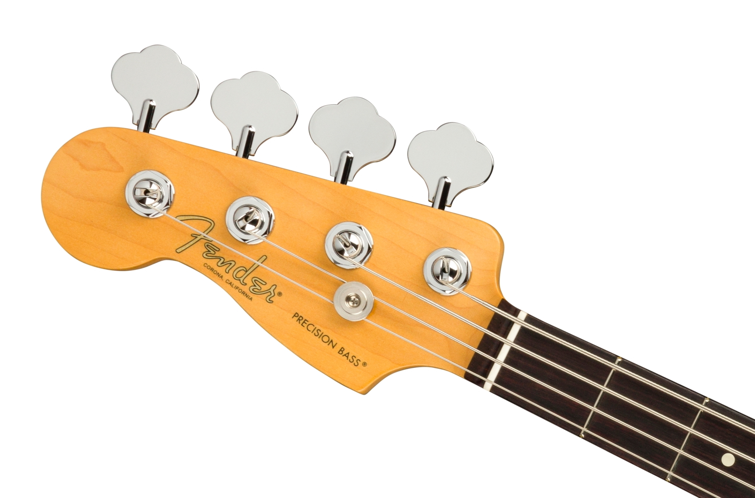 American Professional II Precision Bass Left-Hand, Rosewood Fingerboard, 3-Color Sunburstヘッド画像