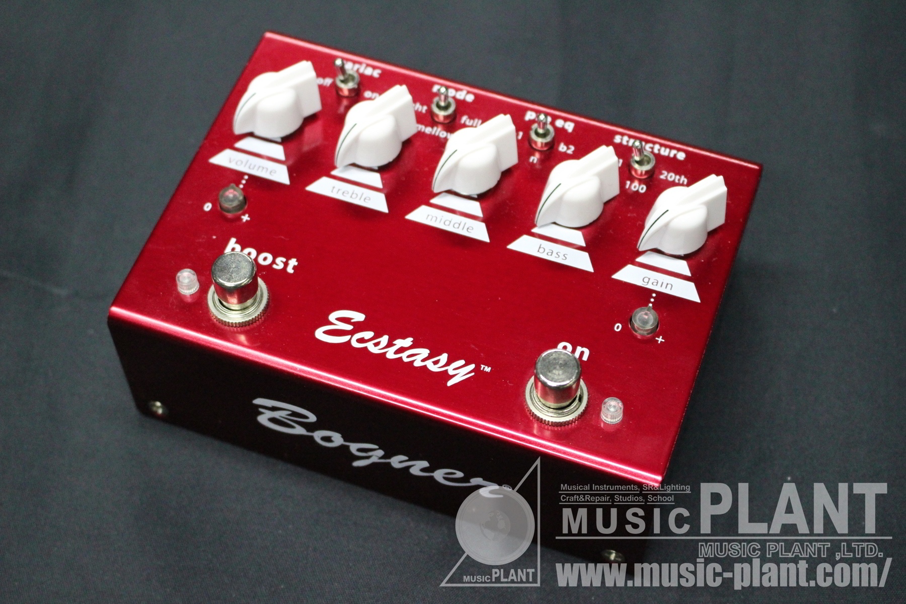 Bogner ディストーションEcstasy Red中古()売却済みです。あしからずご了承ください。 | MUSIC PLANT WEBSHOP