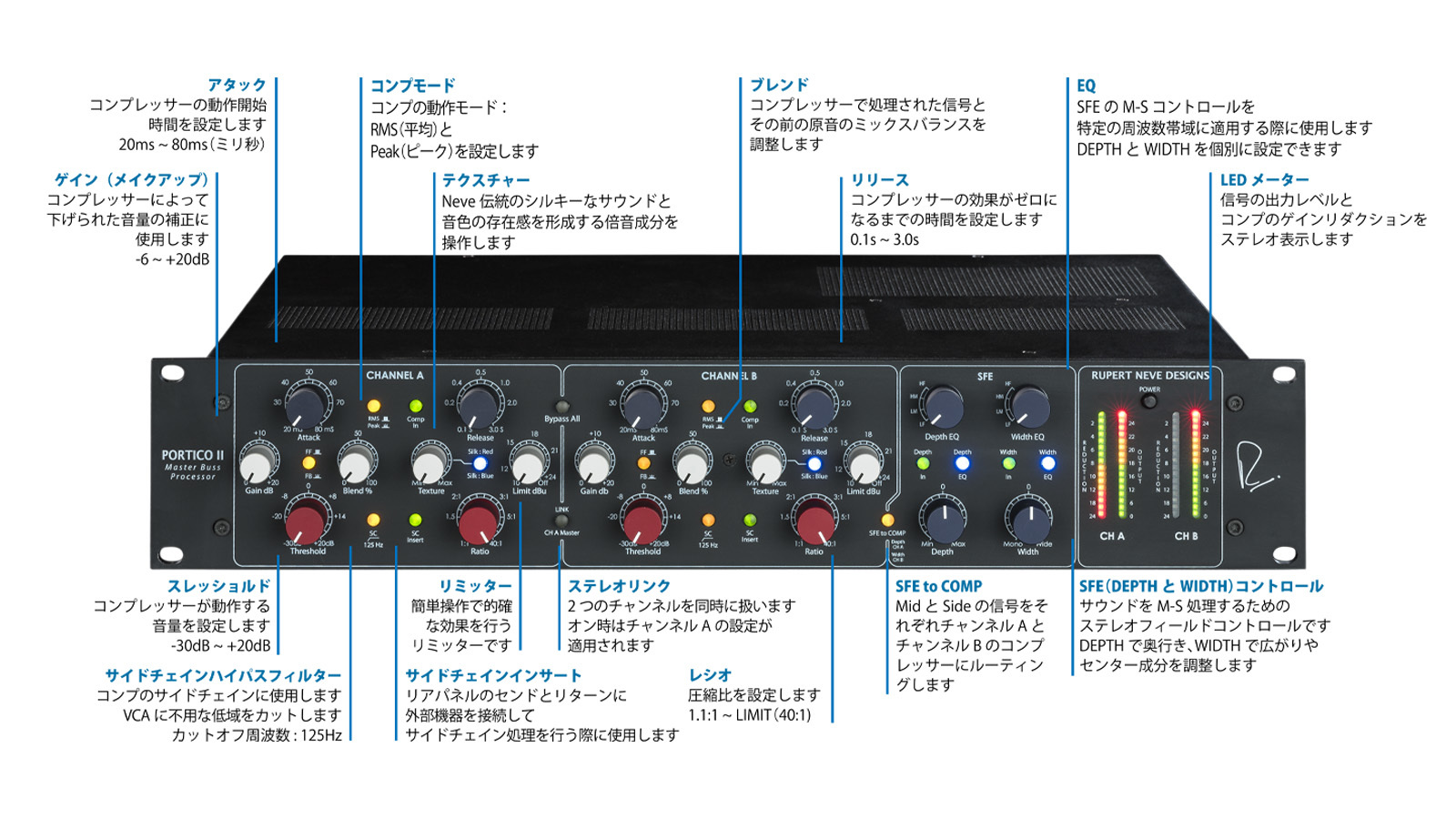 Portico II Master Buss Processor Black追加画像 Portico II Master Buss Processor Black追加画像