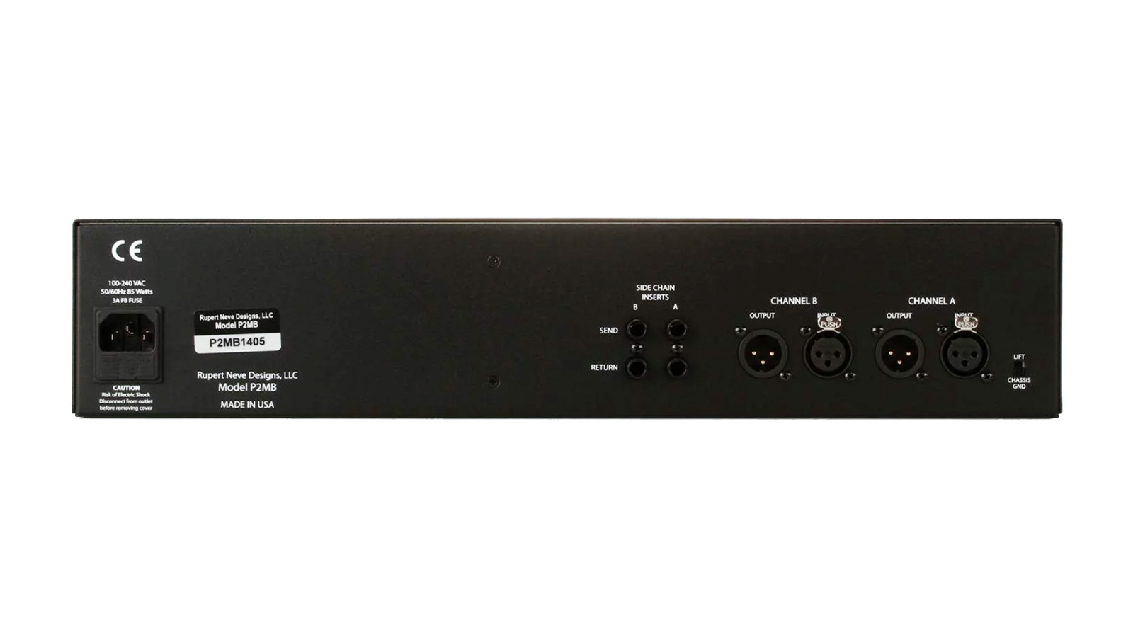Portico II Master Buss Processor Black背面画像 Portico II Master Buss Processor Black背面画像