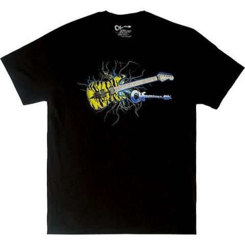 Satchel Yellow Bengal Guitar Graphic T-Shirt Black L-sizeサムネイル