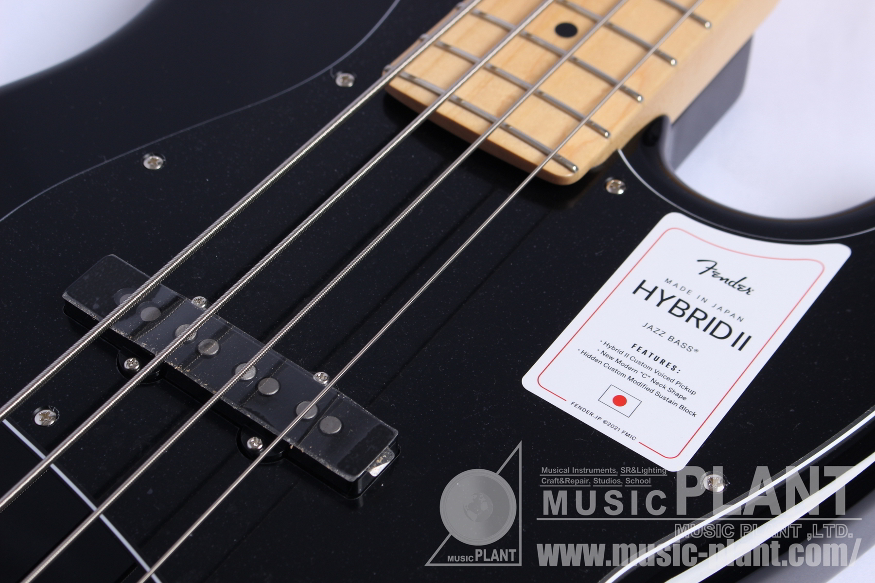 Made in Japan Hybrid II Jazz Bass, Maple Fingerboard, Black追加画像 Made in Japan Hybrid II Jazz Bass, Maple Fingerboard, Black追加画像