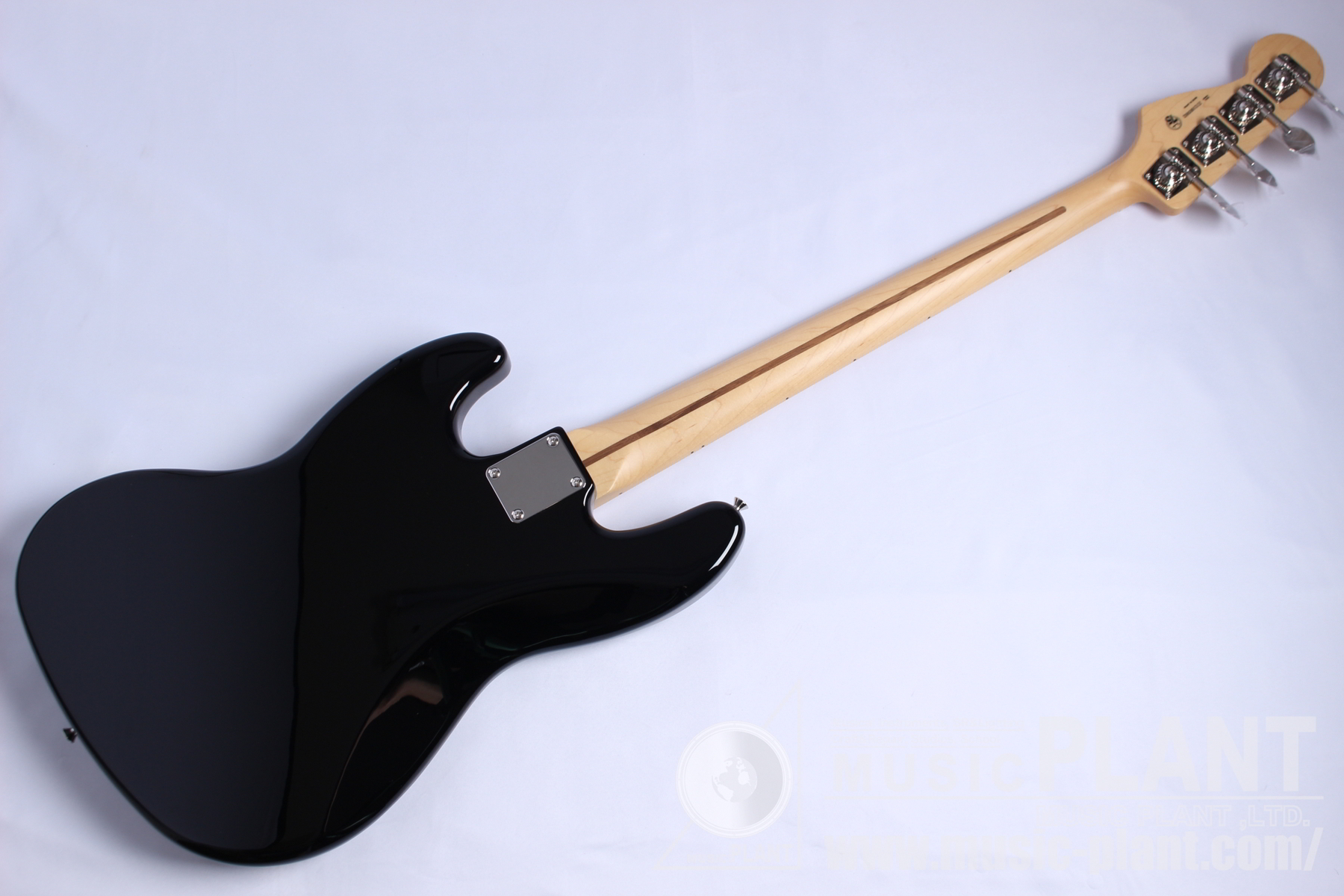 Made in Japan Hybrid II Jazz Bass, Maple Fingerboard, Black背面画像