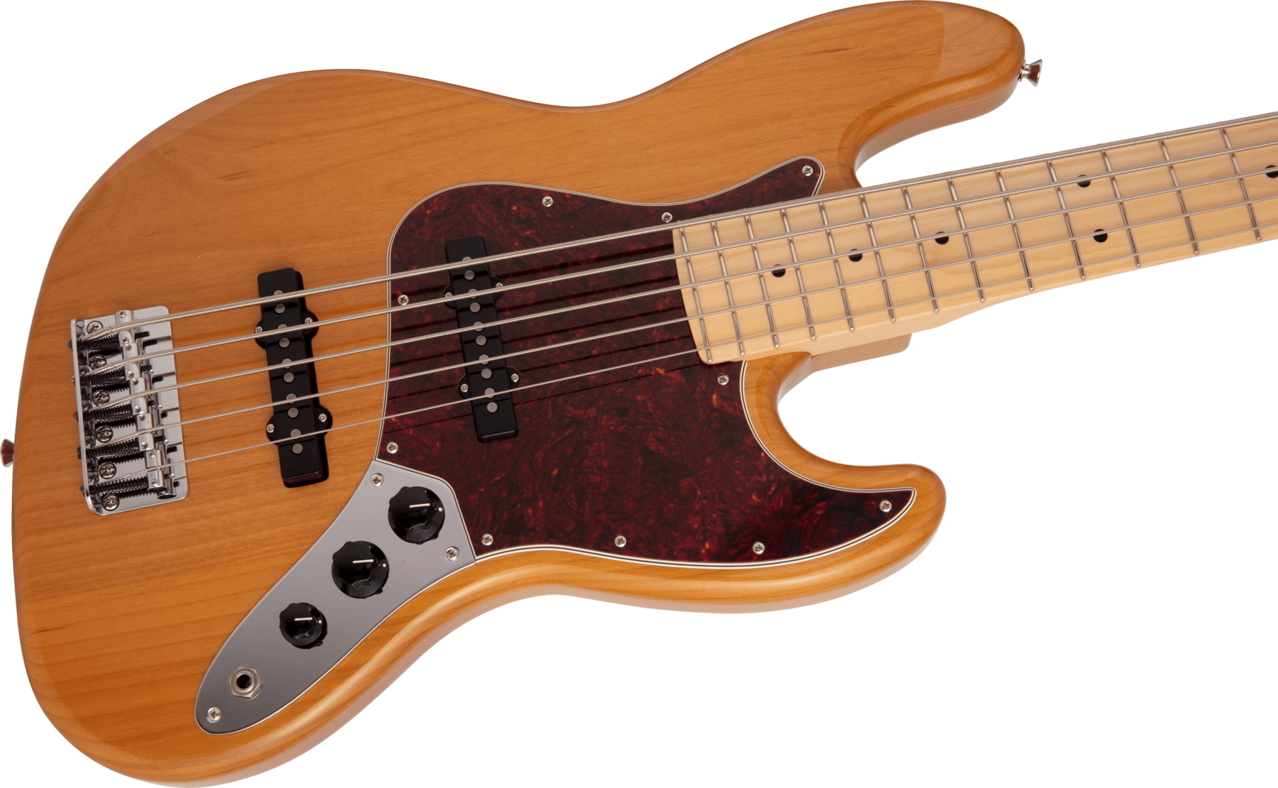 Made in Japan Hybrid Jazz Bass V, Maple Fingerboard, Vintage Natural追加画像 Made in Japan Hybrid Jazz Bass V, Maple Fingerboard, Vintage Natural追加画像