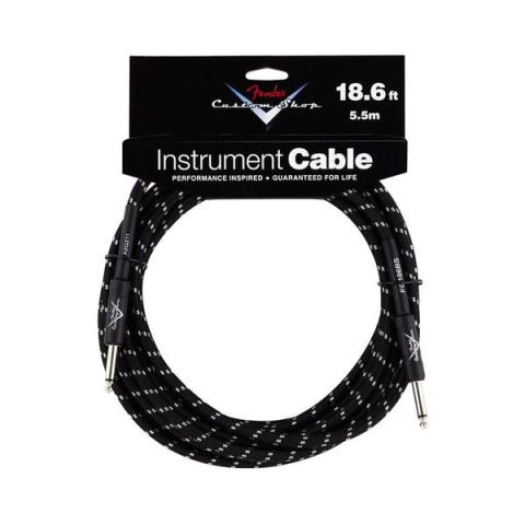 Fender Performance Series Instrument Cable, 18.6', Straight, Black Tweedサムネイル