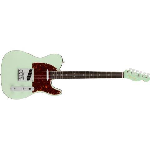 Fender-テレキャスターUltra Luxe Telecaster, Rosewood Fingerboard, Transparent Surf Green