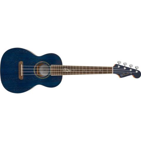 Fender-ウクレレDhani Harrison Uke, Walnut Fingerboard, Sapphire Blue