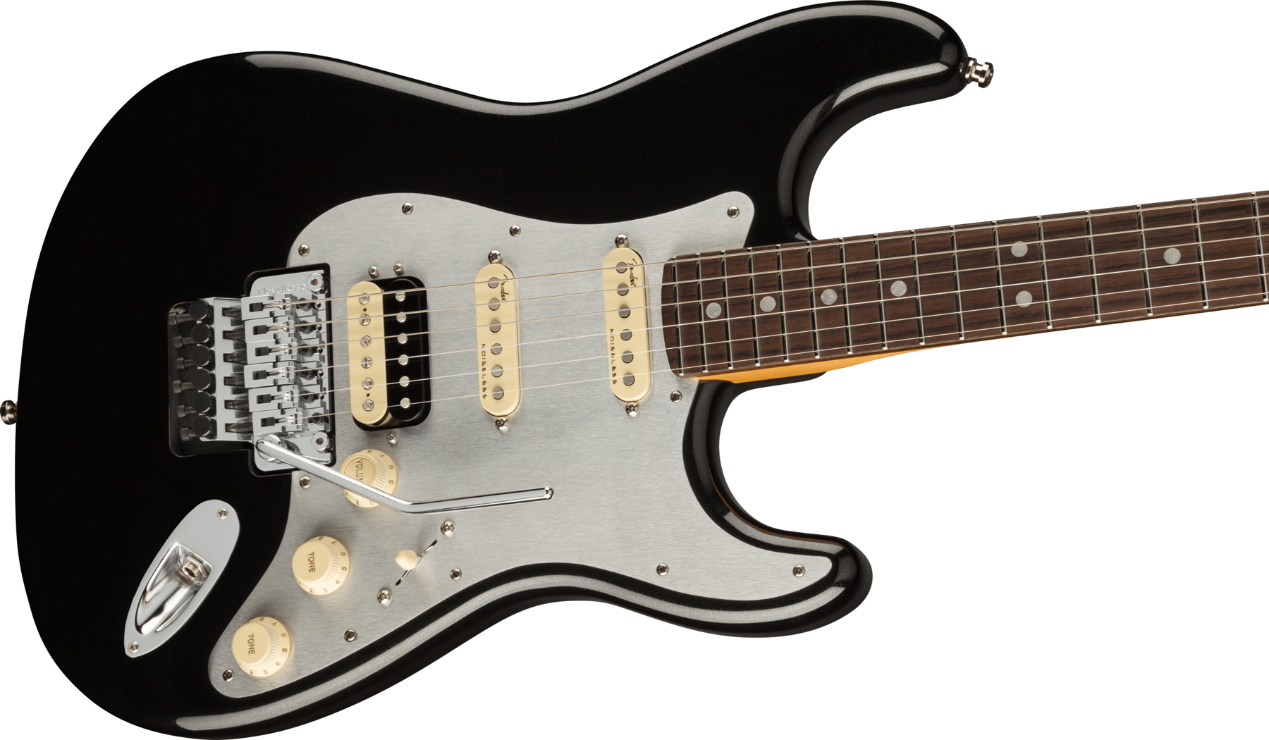 Ultra Luxe Stratocaster Floyd Rose HSS, Rosewood Fingerboard, Mystic Black追加画像 Ultra Luxe Stratocaster Floyd Rose HSS, Rosewood Fingerboard, Mystic Black追加画像
