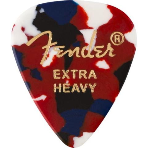 Fender-ピック351 Shape Premium Picks, Extra Heavy, Confetti, 12 Count