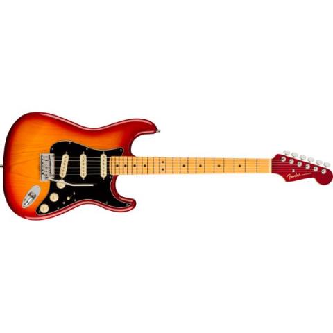Fender-ストラトキャスターUltra Luxe Stratocaster, Maple Fingerboard, Plasma Red Burst