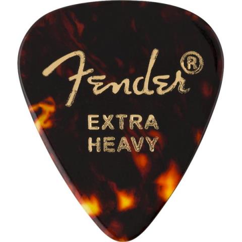 Fender-Tortoise Shell, 351 Shape, Extra Heavy, 12 Count