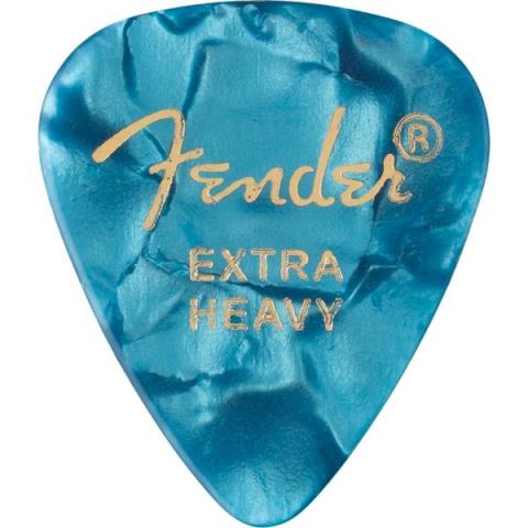 Fender-ピック351 Shape Premium Picks, Extra Heavy, Ocean Turquoise, 12 Count