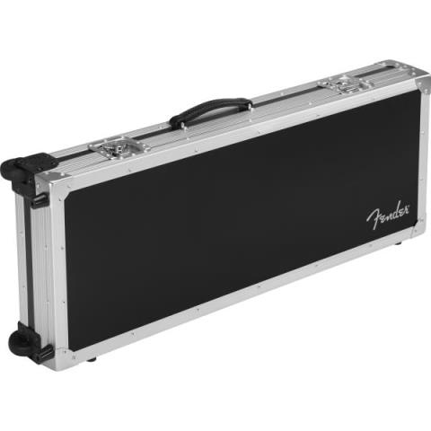 Fender-CEO Flight Case with Wheels, Black and Silver