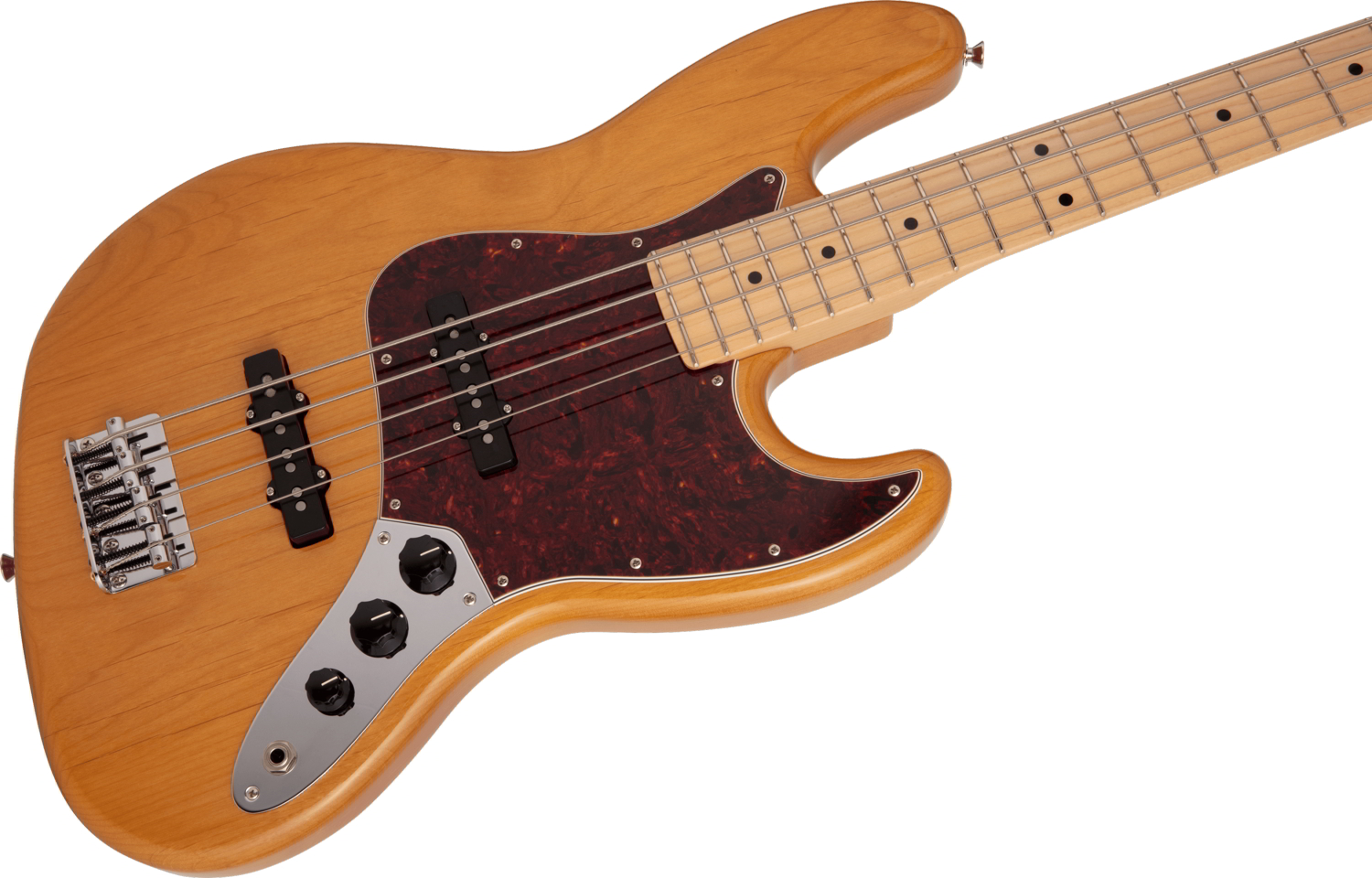 Made in Japan Hybrid II Jazz Bass, Maple Fingerboard, Vintage Natural追加画像 Made in Japan Hybrid II Jazz Bass, Maple Fingerboard, Vintage Natural追加画像