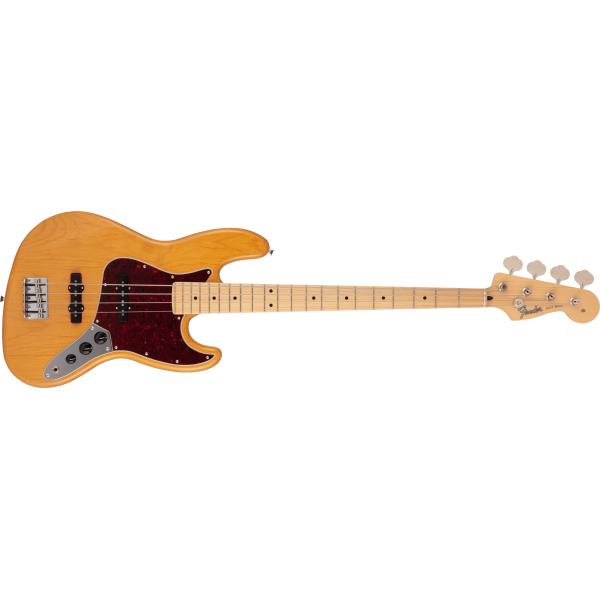 Fender-ジャズベースMade in Japan Hybrid II Jazz Bass, Maple Fingerboard, Vintage Natural