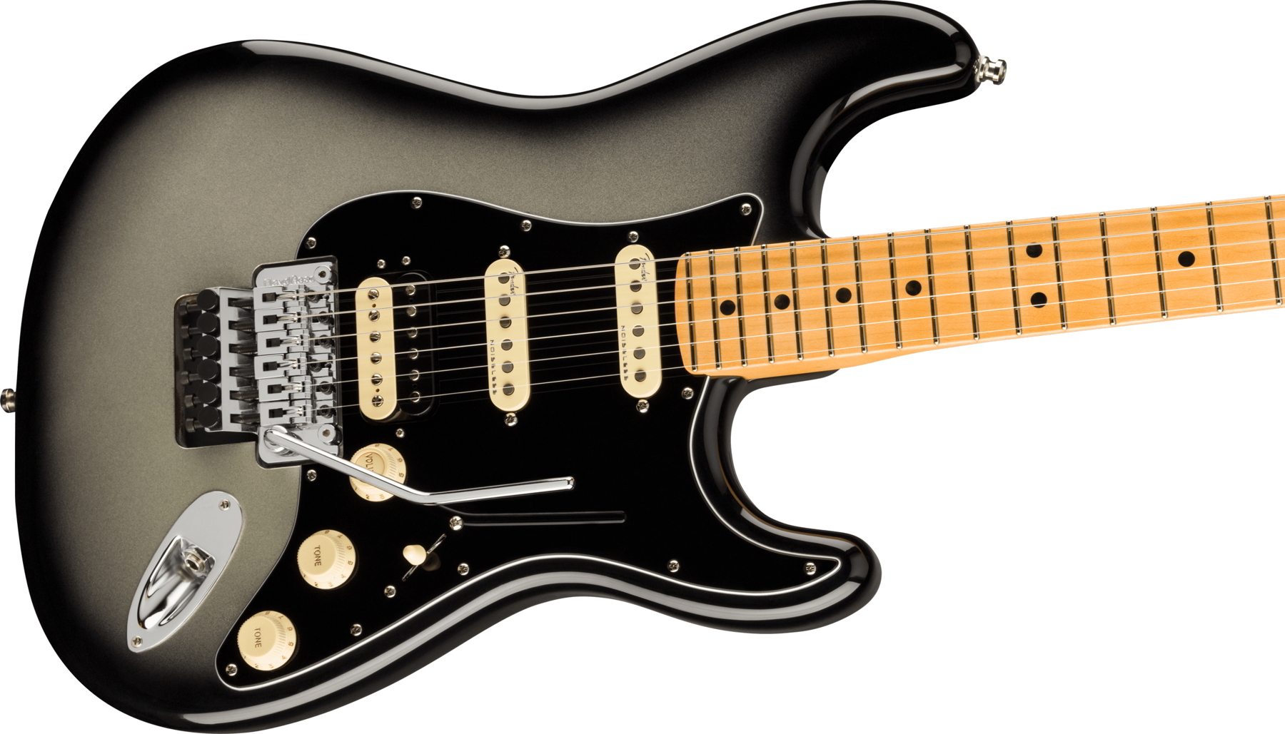 Ultra Luxe Stratocaster Floyd Rose HSS, Maple Fingerboard, Silverburst追加画像 Ultra Luxe Stratocaster Floyd Rose HSS, Maple Fingerboard, Silverburst追加画像