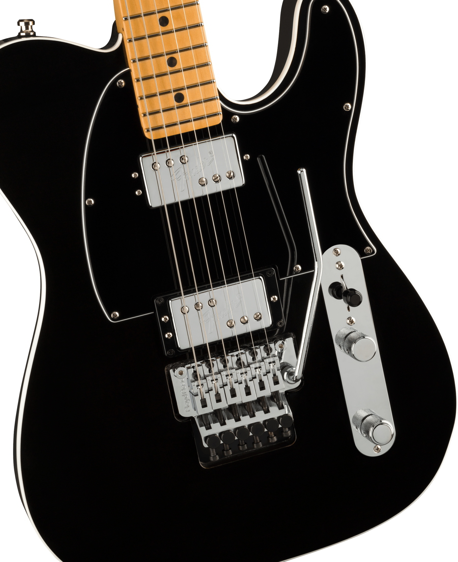 American Ultra Luxe Telecaster® Floyd Rose® HH, Maple Fingerboard, Mystic Black追加画像 American Ultra Luxe Telecaster® Floyd Rose® HH, Maple Fingerboard, Mystic Black追加画像