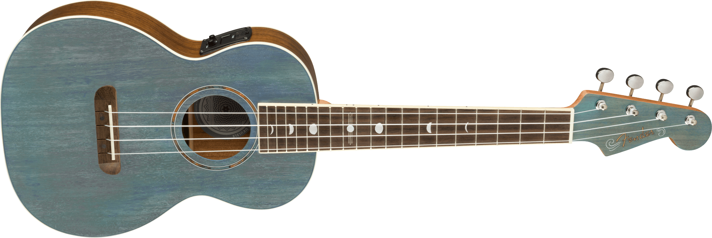 Dani Harrison Uke, Walnut Fingerboard, Turquoise追加画像 Dani Harrison Uke, Walnut Fingerboard, Turquoise追加画像