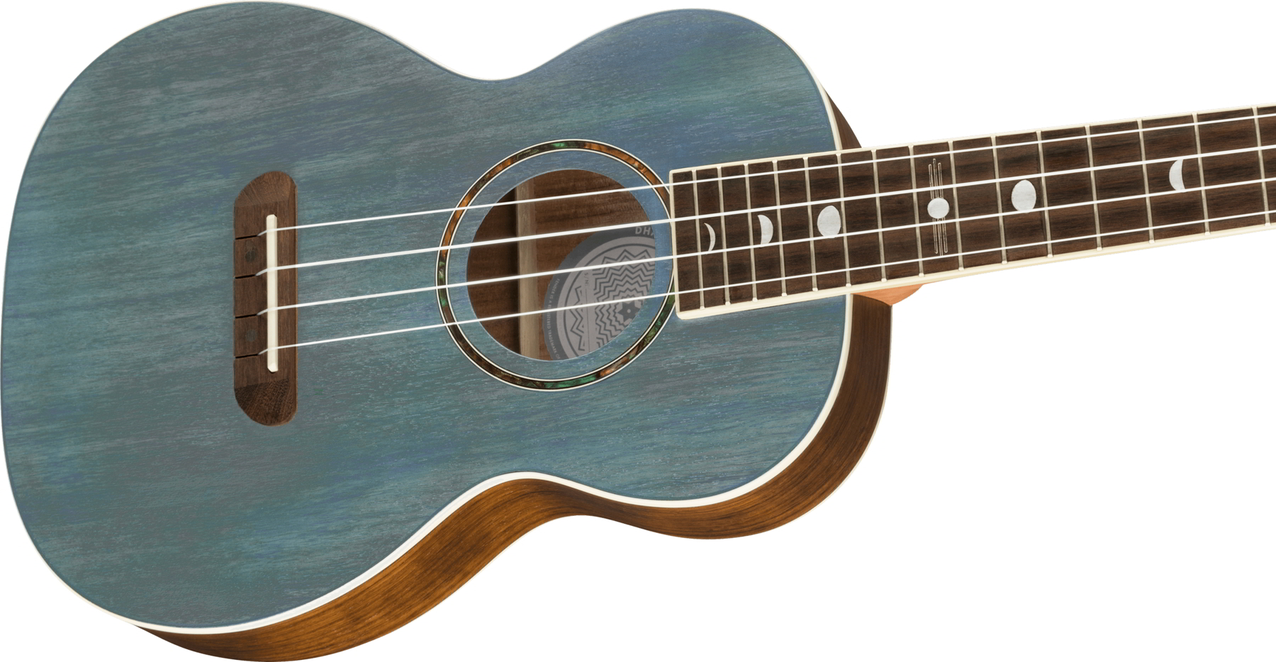 Dani Harrison Uke, Walnut Fingerboard, Turquoise追加画像 Dani Harrison Uke, Walnut Fingerboard, Turquoise追加画像