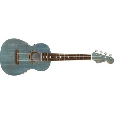Fender-ウクレレDani Harrison Uke, Walnut Fingerboard, Turquoise