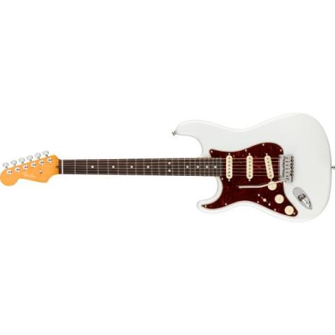 Fender-ストラトキャスターAmerican Ultra Stratocaster Left-Hand, Rosewood Fingerboard, Arctic Pearl