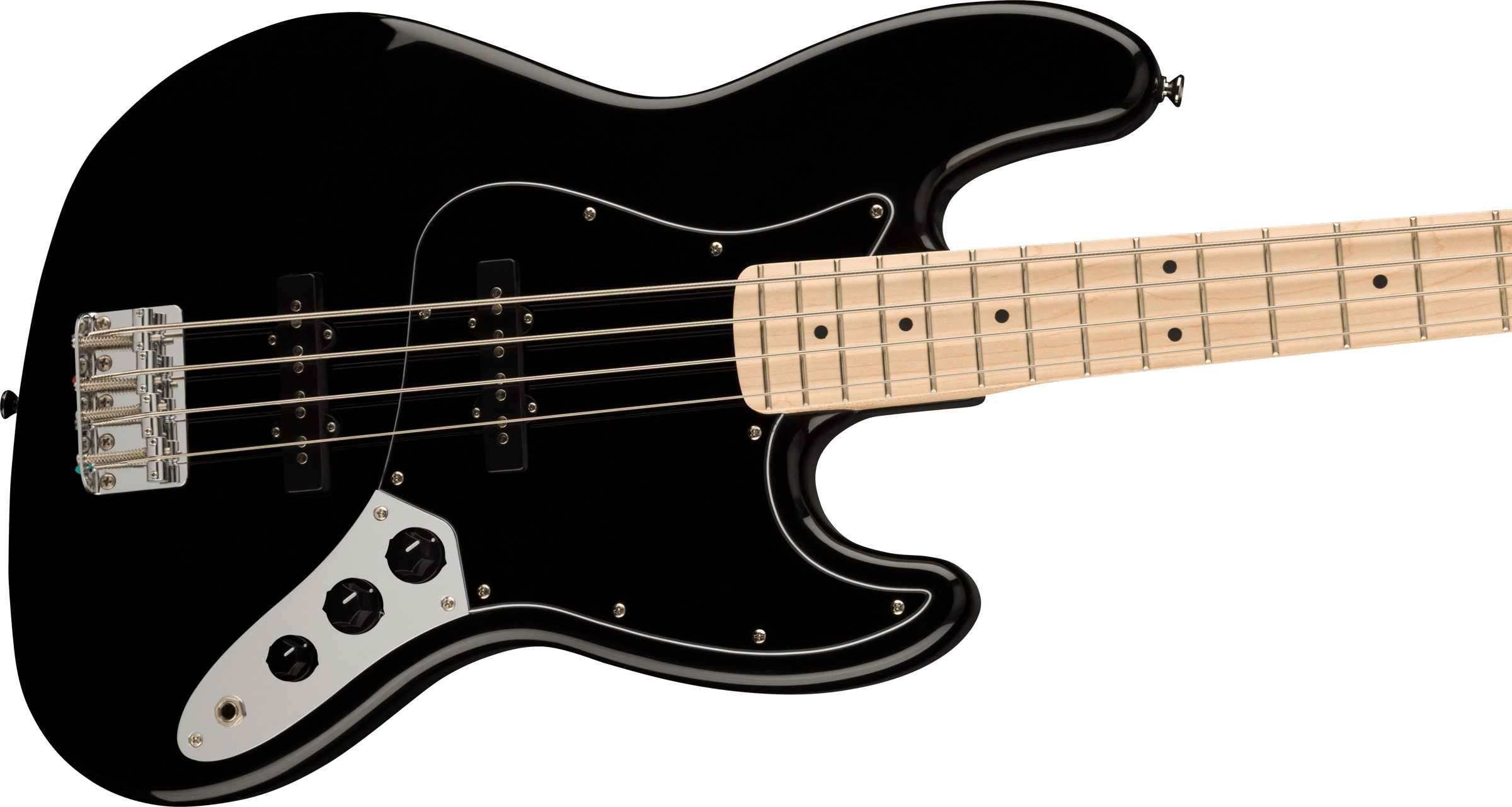 Affinity Series Jazz Bass, Maple Fingerboard, Black Pickguard, Black追加画像 Affinity Series Jazz Bass, Maple Fingerboard, Black Pickguard, Black追加画像
