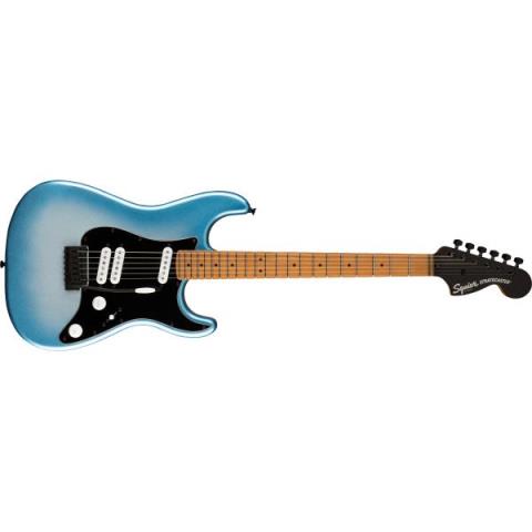 Squier-ピックガードContemporary Stratocaster Special, Roasted Maple Fingerboard, Black Pickguard, Sky Burst Metallic