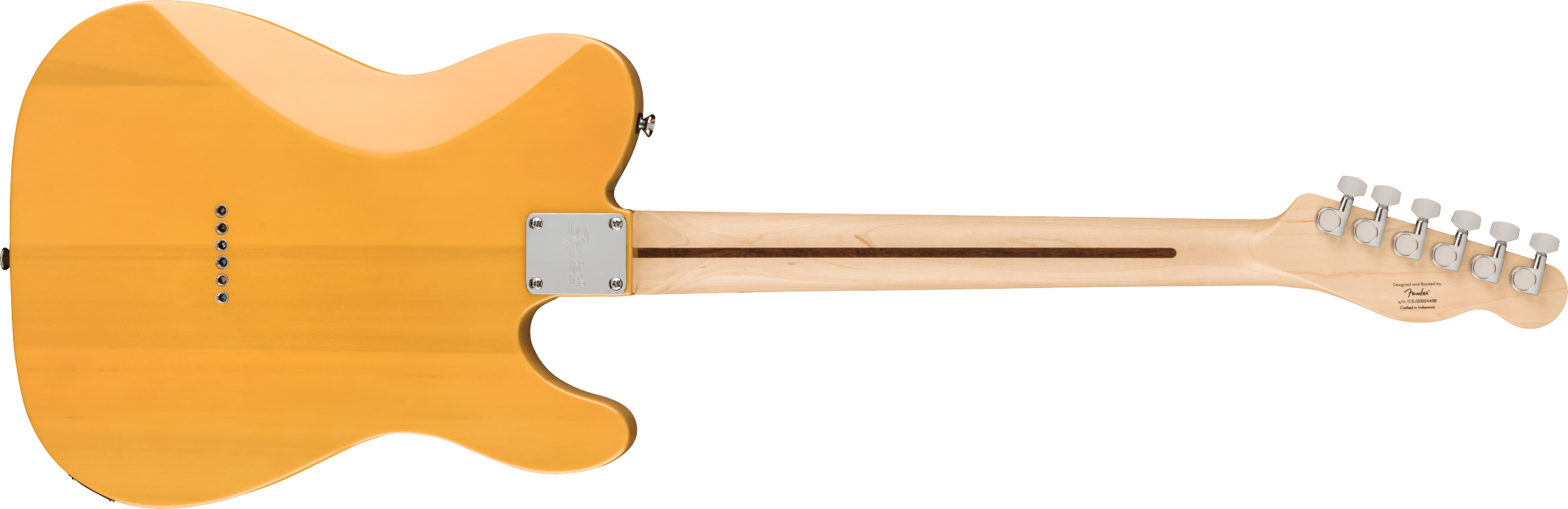 Affinity Series Telecaster Left-Handed, Maple Fingerboard, Black Pickguard, Butterscotch Blonde追加画像 Affinity Series Telecaster Left-Handed, Maple Fingerboard, Black Pickguard, Butterscotch Blonde追加画像